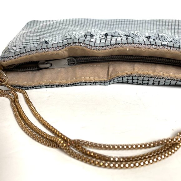 VTG Metal Mesh Evening Purse Handbag Creative Designs of Italy Gray Hong Kong - Picture 5 of 15